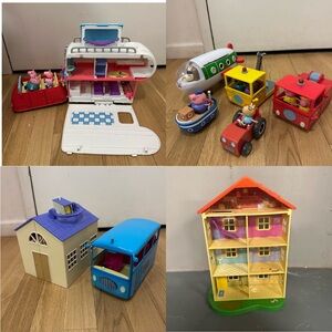 Peppa Pig House and Vehicle Playset